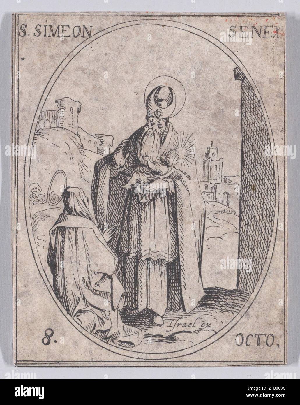 S. Simeon, vieillard (St. Simeon, der ältere Mann), 8. Oktober, aus