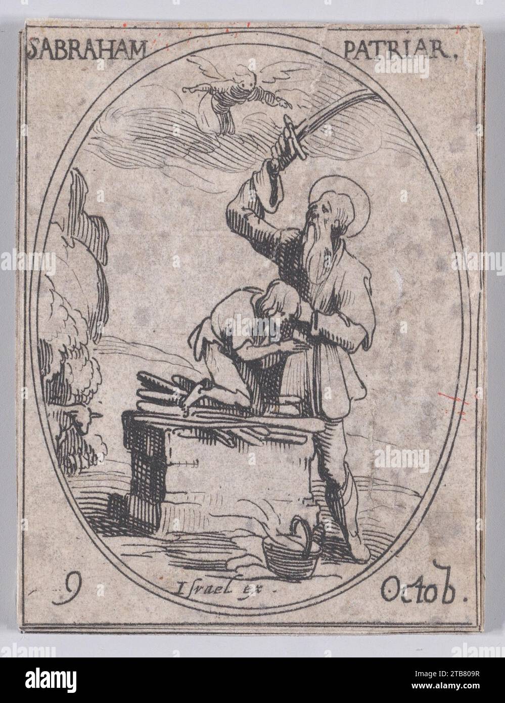 S. Abraham, Patriarche (St. Abraham, Patriarch), 9. Oktober, aus „Les