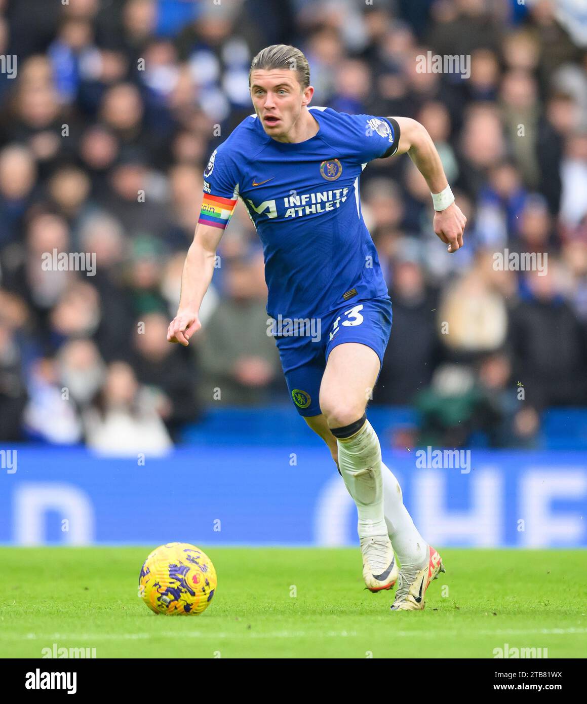 Dezember 2023 - Chelsea gegen Brighton & Hove Albion - Premier League - Stamford Bridge. Chelsea's Conor Gallagher während des Spiels gegen Brighton. Bild : Mark Pain / Alamy Live News Stockfoto