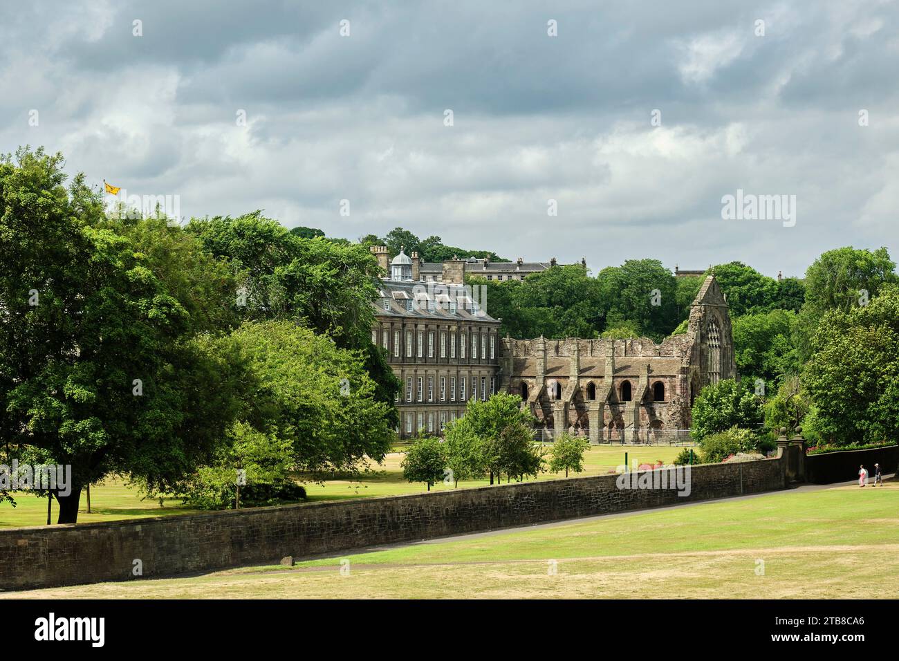 Holyrood Palace oder Holyroodhouse in Edinburgh, Schottland Stockfoto