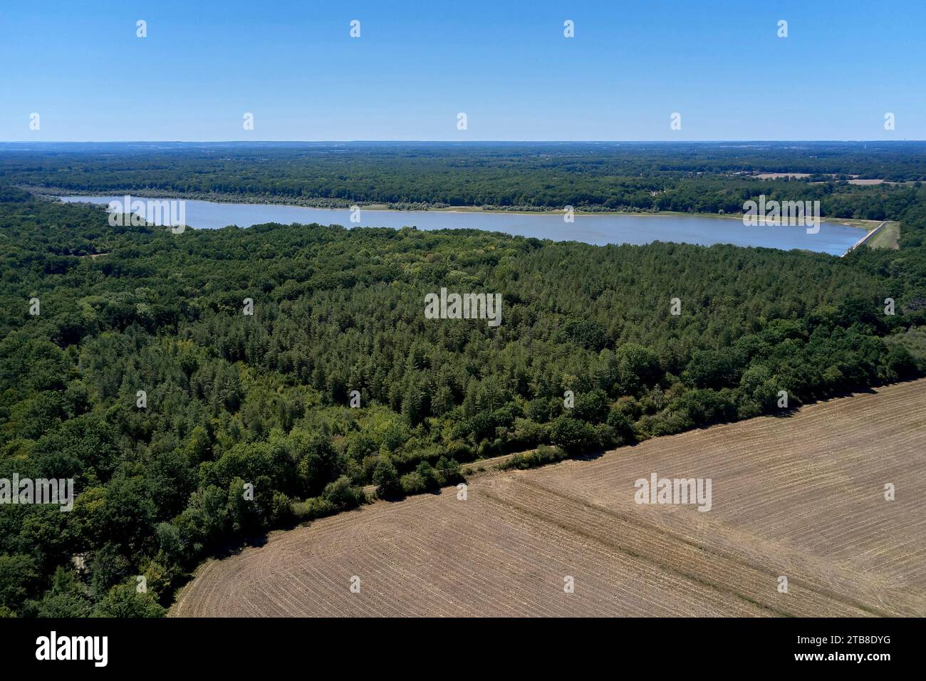 Deiche und teiche luftaufnahme Fotos und Bildmaterial in hoher