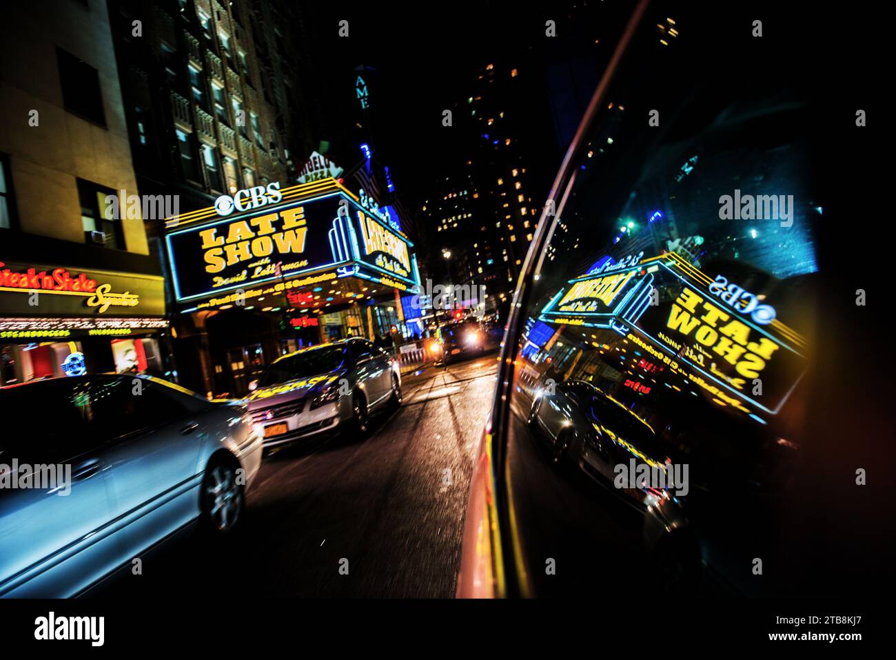 CBS Late Show, Manhattan, NYC, USA Stockfoto