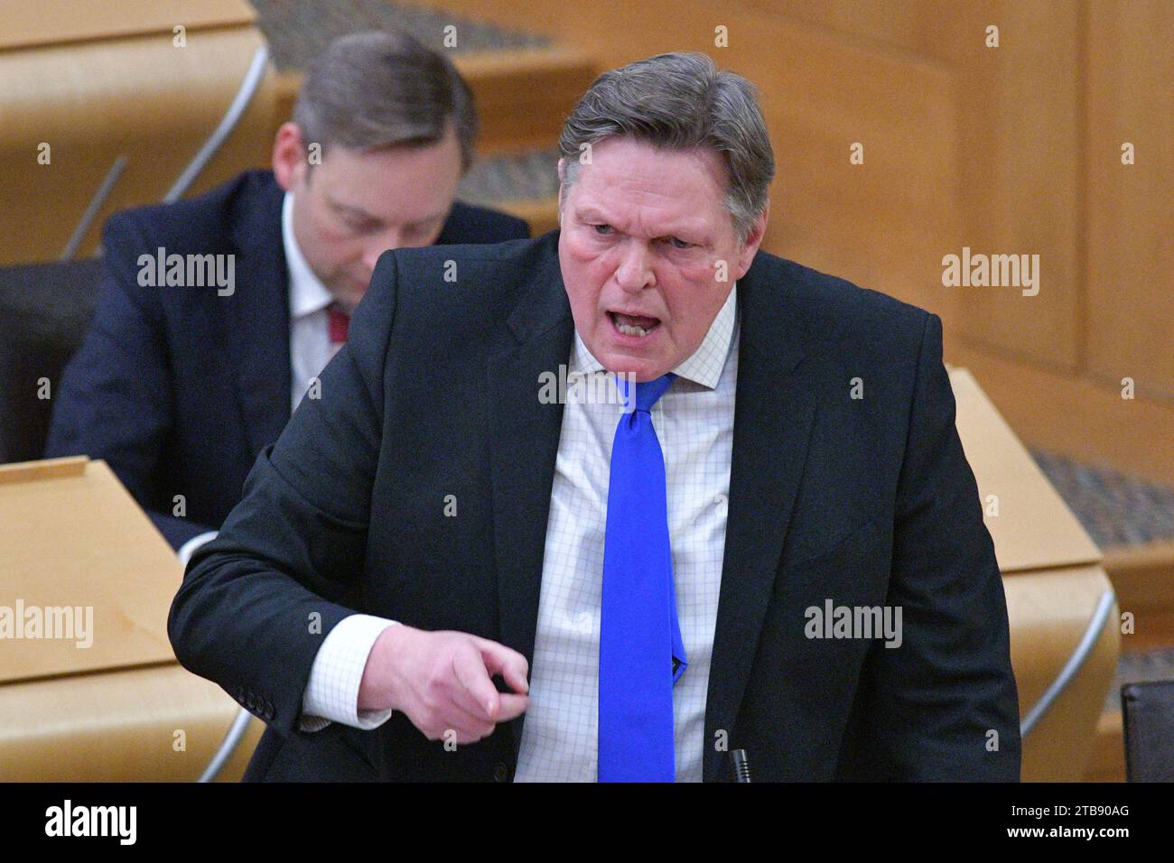 Edinburgh Schottland, Vereinigtes Königreich 05. Dezember 2023. Stephen Kerr MSP im schottischen Parlament. Credit sst/alamy Live News Stockfoto