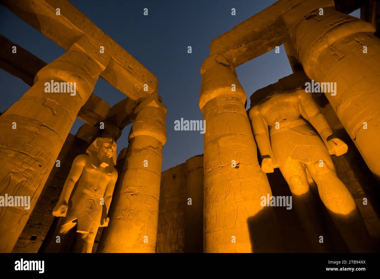 Luxor-Tempel, Luxor, Ägypten; Luxor, Ägypten Stockfoto