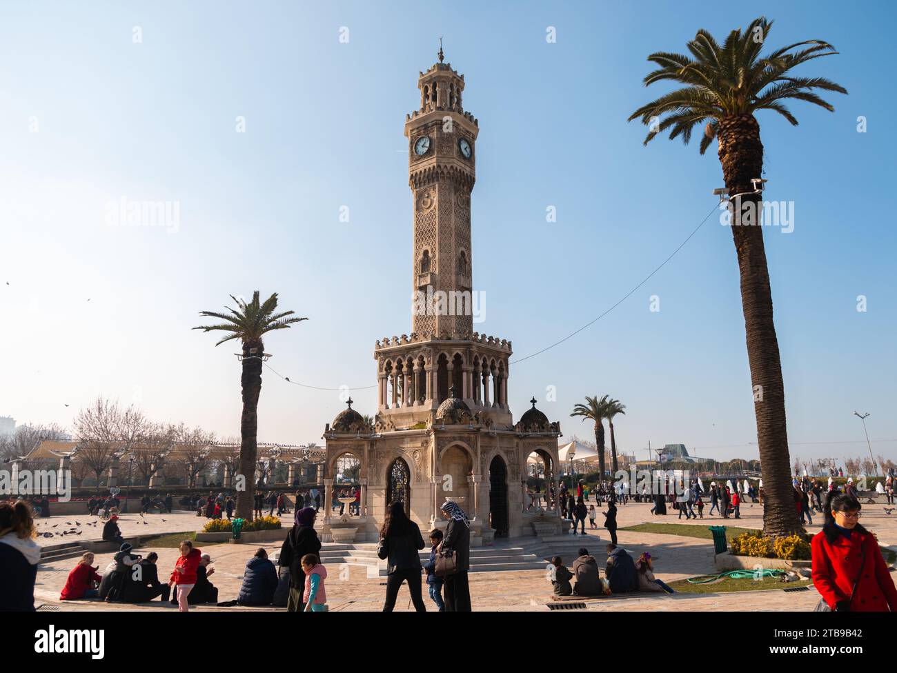 Izmir, Türkei - 17. Dezember 2018: Platz Izmir der Stadt Izmiz Stockfoto