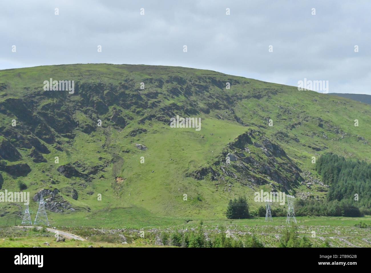 Turlough Hill, Wicklow Mountains, Irland Stockfoto