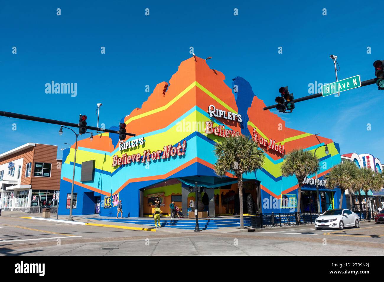 Ripley's Believe IT or Not Myrtle Beach Tourist Attraction Building Exterieur 9th Avenue Myrtle Beach, South Carolina, USA Stockfoto