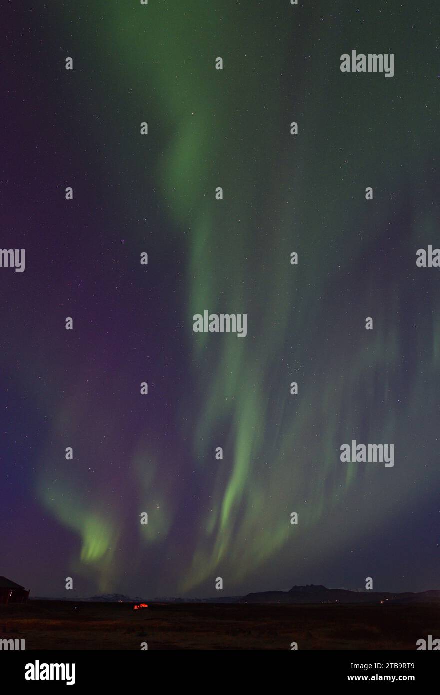 Aurora Borealis vom Hotel Ranga am 14. März 20023 Stockfoto