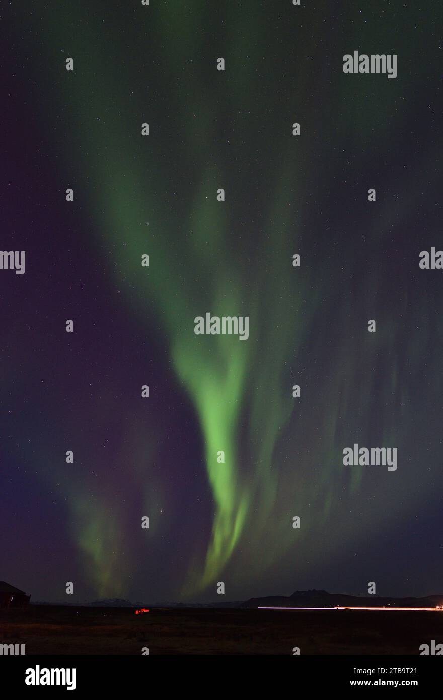 Aurora Borealis vom Hotel Ranga am 14. März 20023 Stockfoto