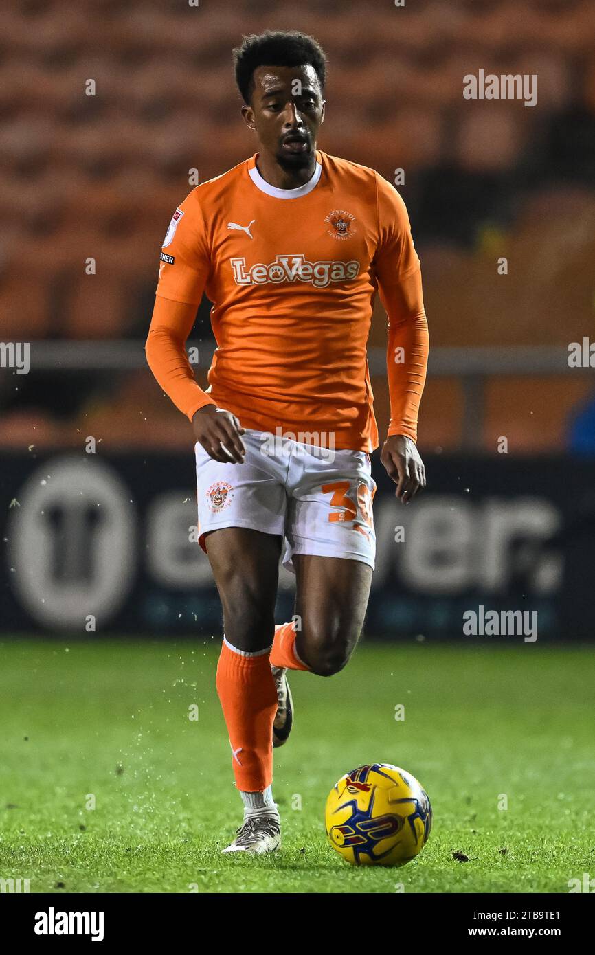 Tashan Oakley-Boothe #30 von Blackpool macht beim Bristol Street Motors ...