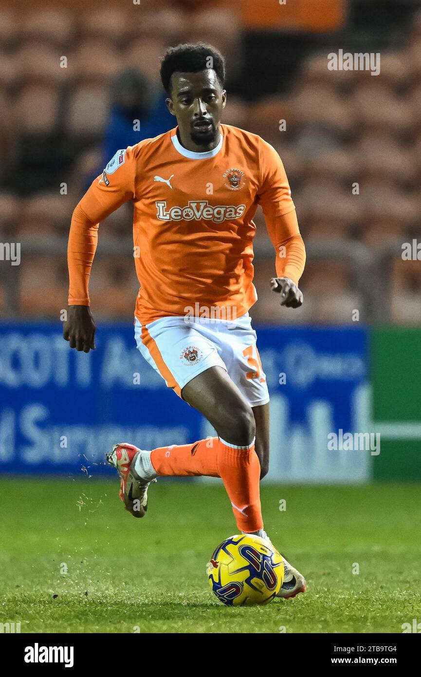 Tashan Oakley-Boothe #30 von Blackpool macht beim Bristol Street Motors ...