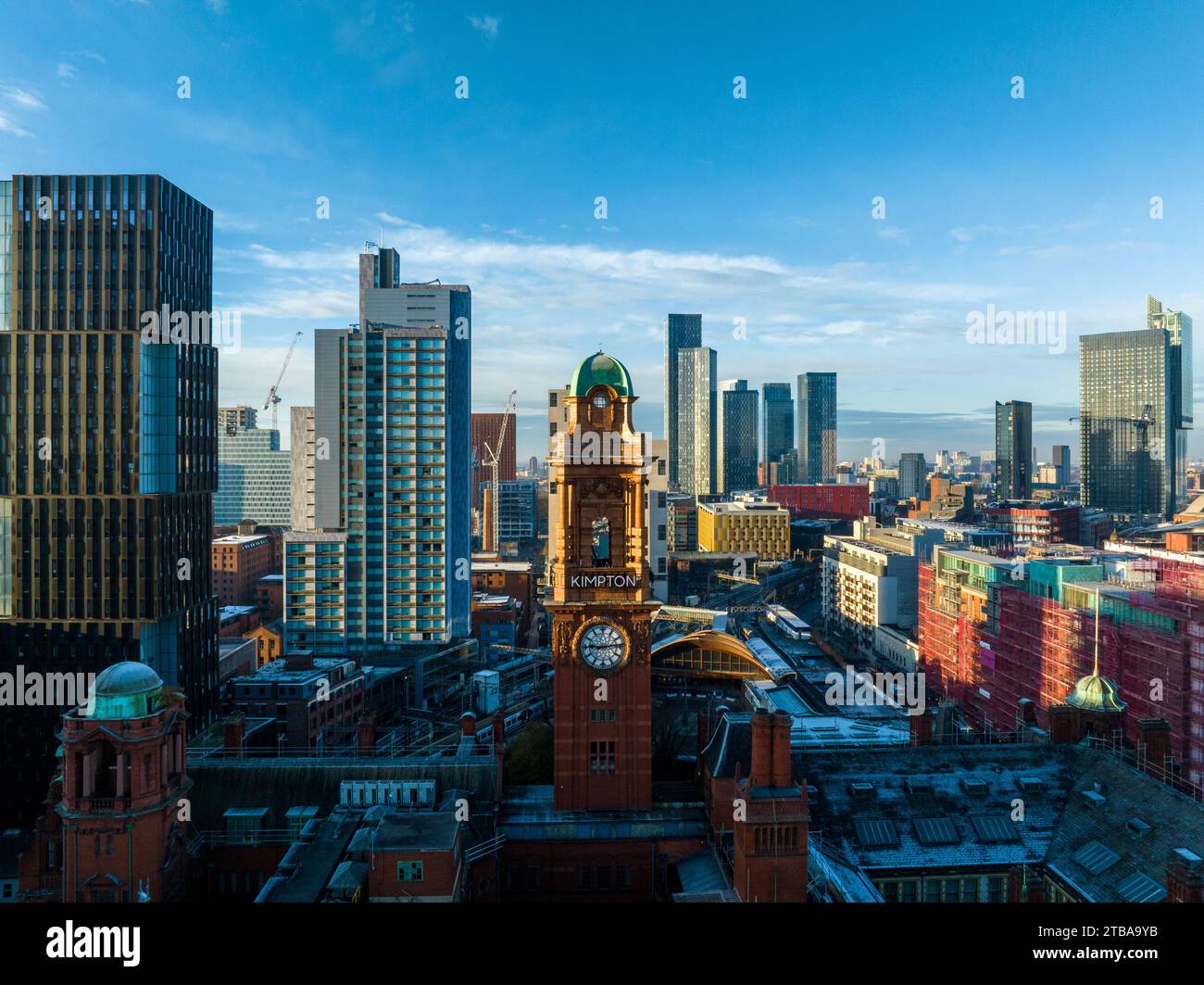 Skyline Von Manchester City Centre 2 Stockfoto