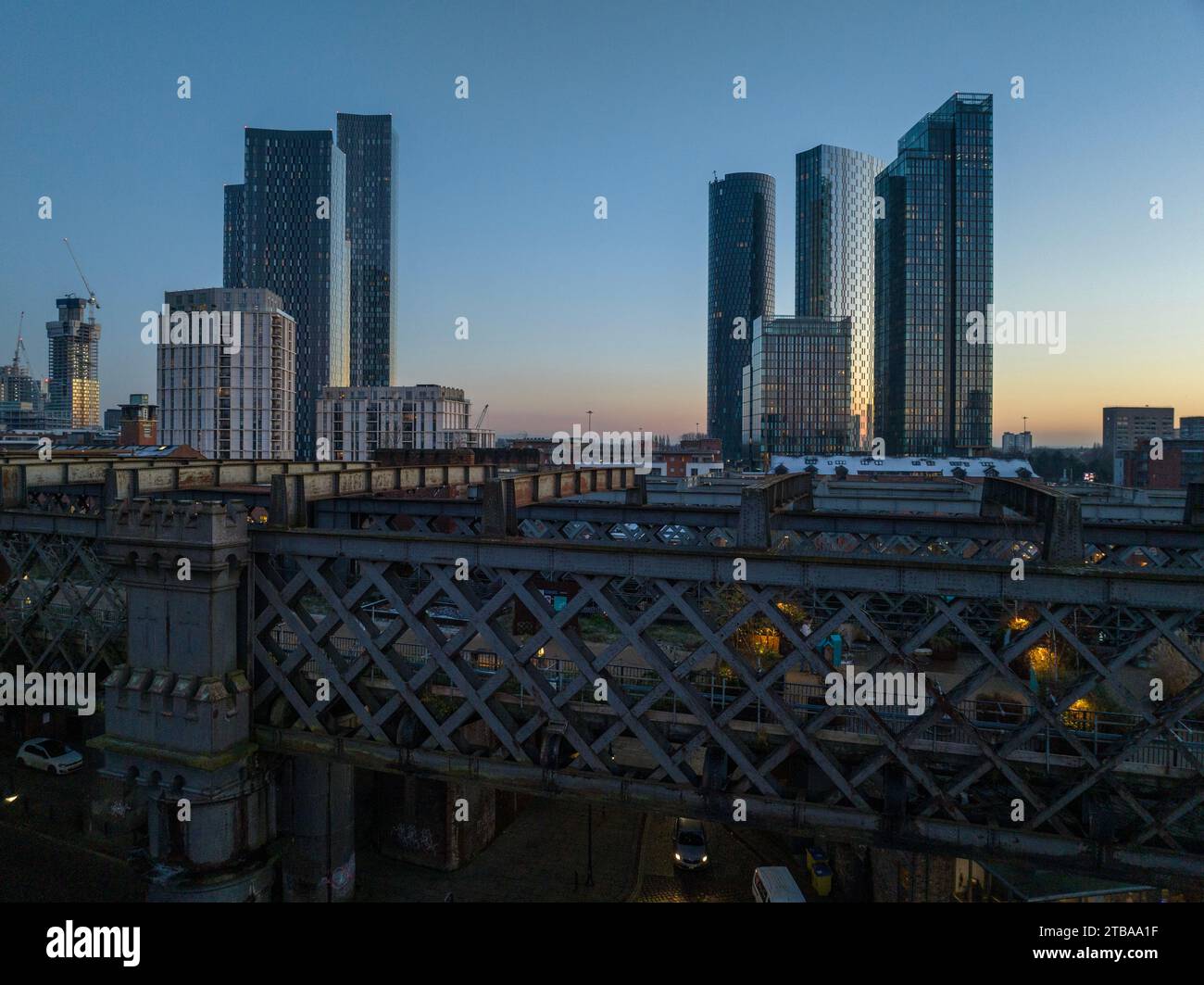 City Skyline, Manchester 6 Stockfoto