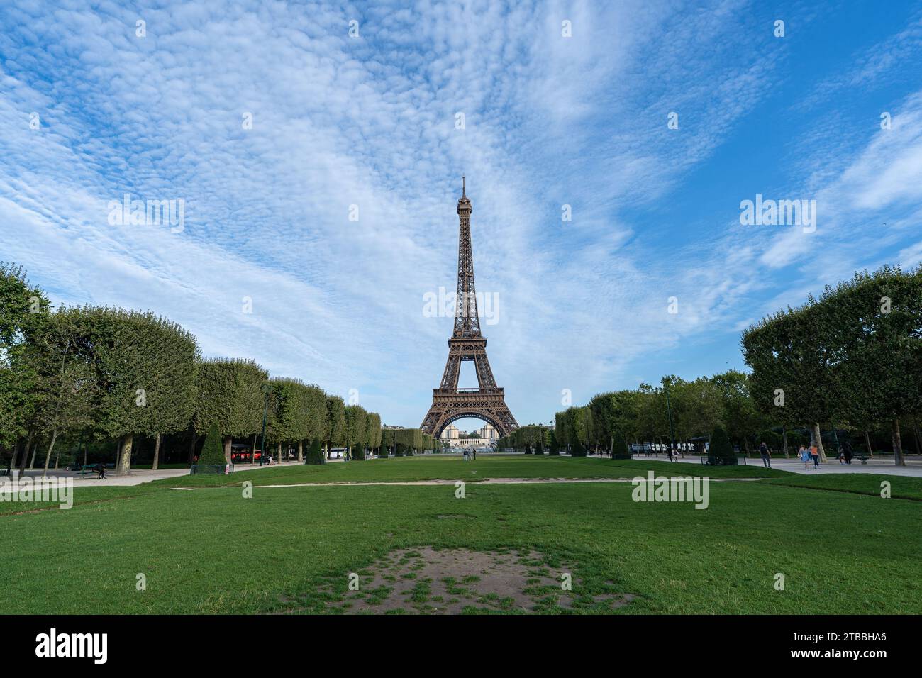 Eiffelturm in Paris. Stockfoto