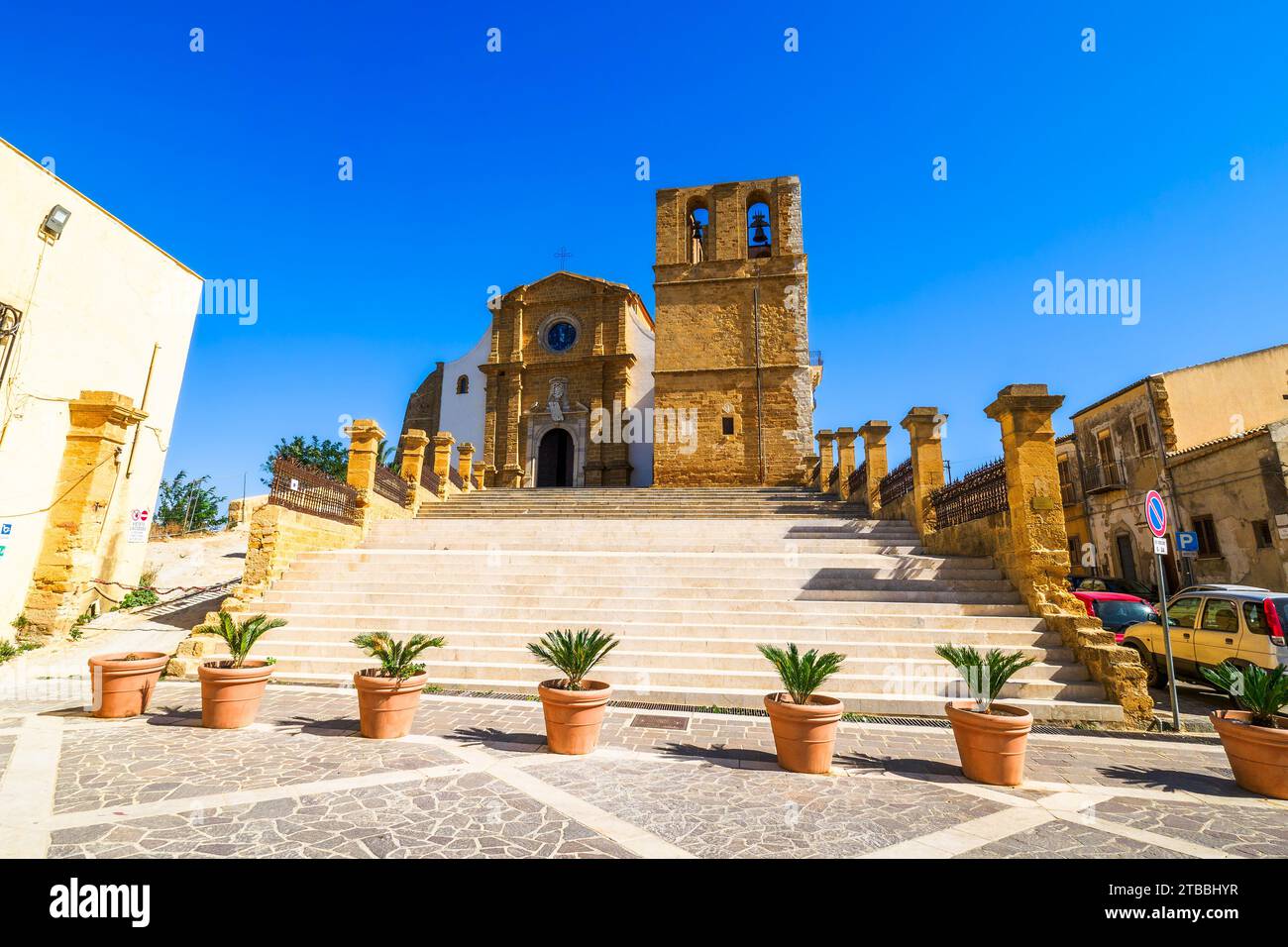 Kathedrale von Agrigento (Cattedrale di San Gerlando) - Sizilien, Italien Stockfoto