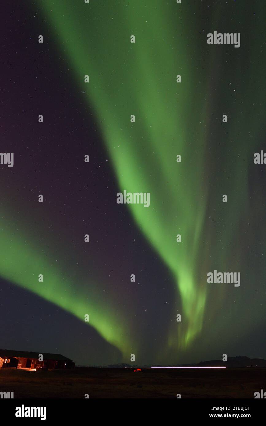 Aurora Borealis vom Hotel Ranga am 14. März 20023 Stockfoto