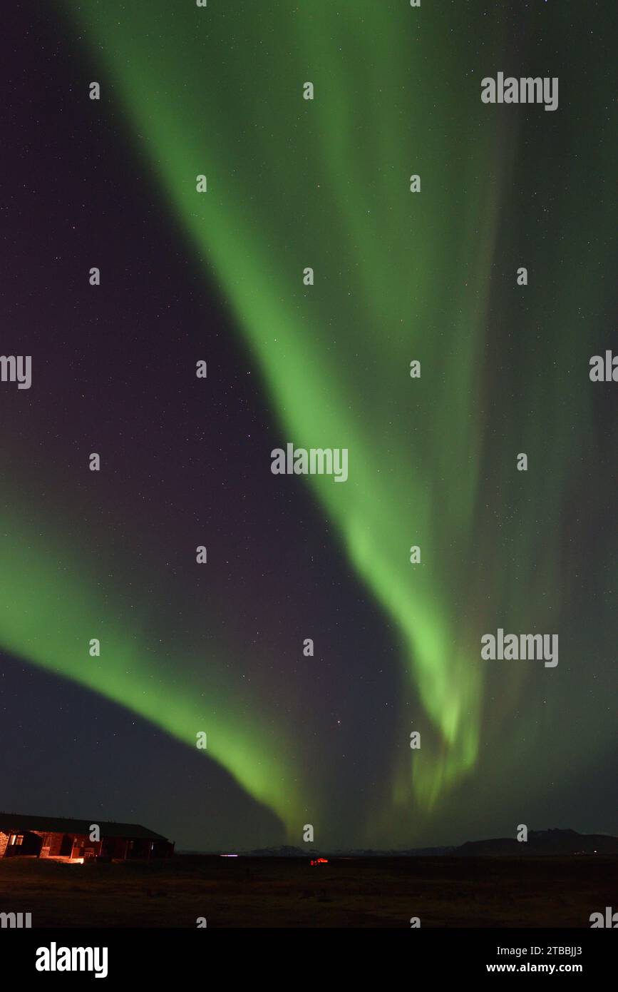Aurora Borealis vom Hotel Ranga am 14. März 20023 Stockfoto