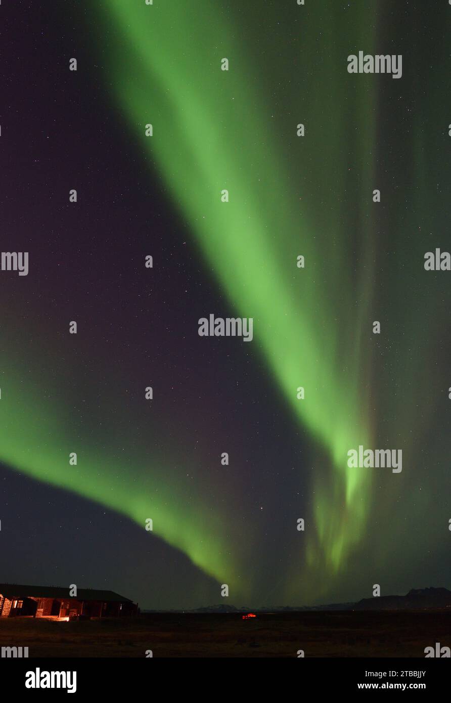 Aurora Borealis vom Hotel Ranga am 14. März 20023 Stockfoto