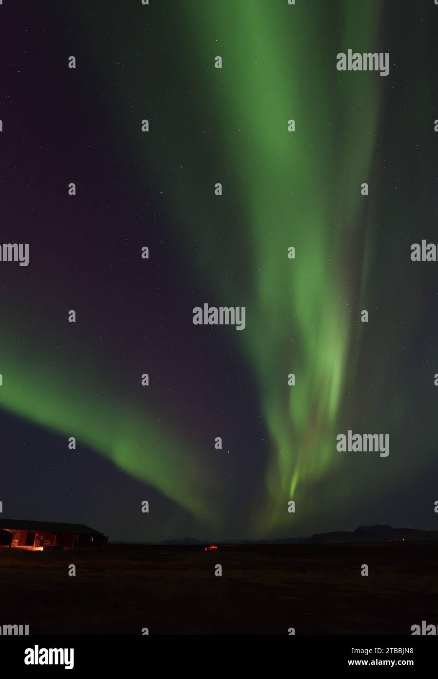 Aurora Borealis vom Hotel Ranga am 14. März 20023 Stockfoto