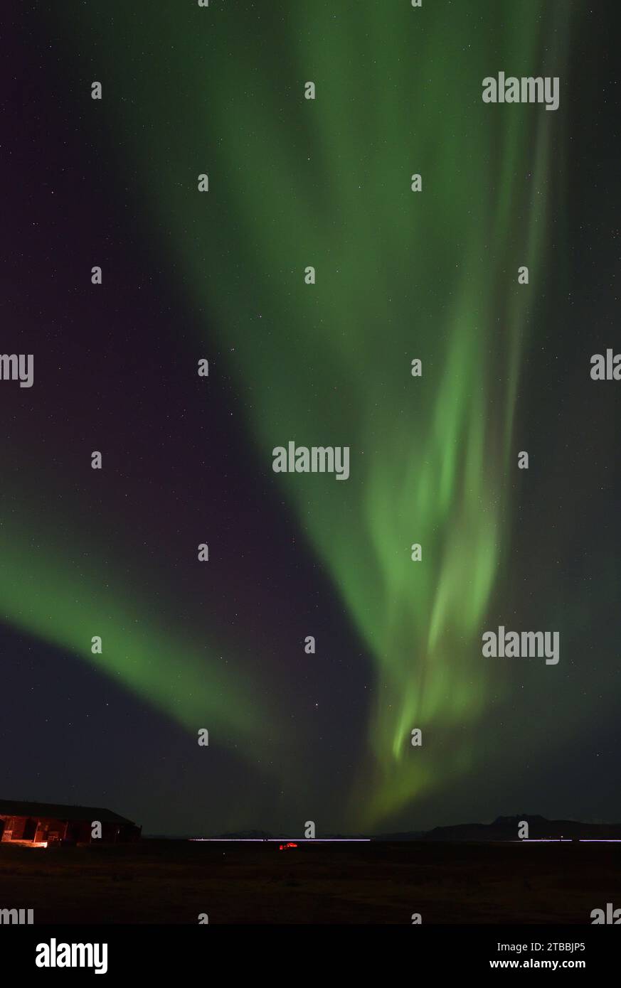 Aurora Borealis vom Hotel Ranga am 14. März 20023 Stockfoto