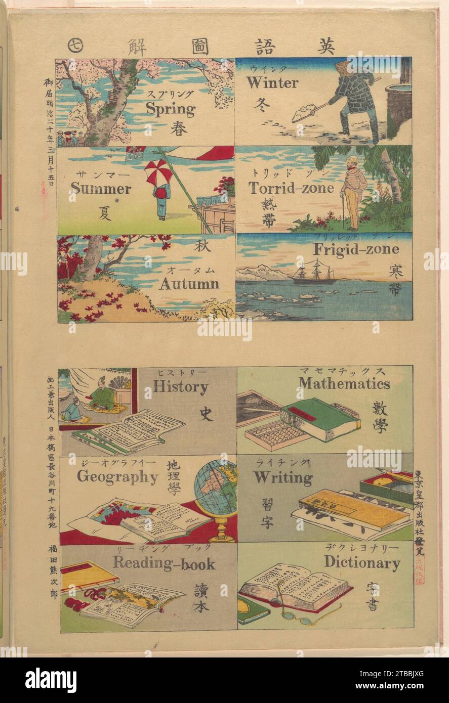 Pictorial Dictionary 2007 von Unidentified Artist Stockfoto