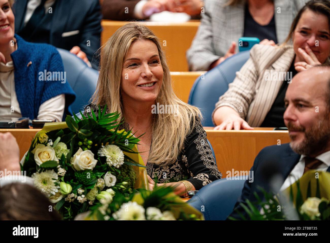 Den Haag, Niederlande. Dezember 2023. DEN HAAG, NIEDERLANDE - 5. DEZEMBER: Lucille Werner (CDA) während des Abschieds der früheren Mitglieder des niederländischen Parlaments im Tweede Kamer am 5. Dezember 2023 in den Haag, Niederlande (Foto: John Beckmann/Orange Pictures) Credit: Orange Pics BV/Alamy Live News Stockfoto