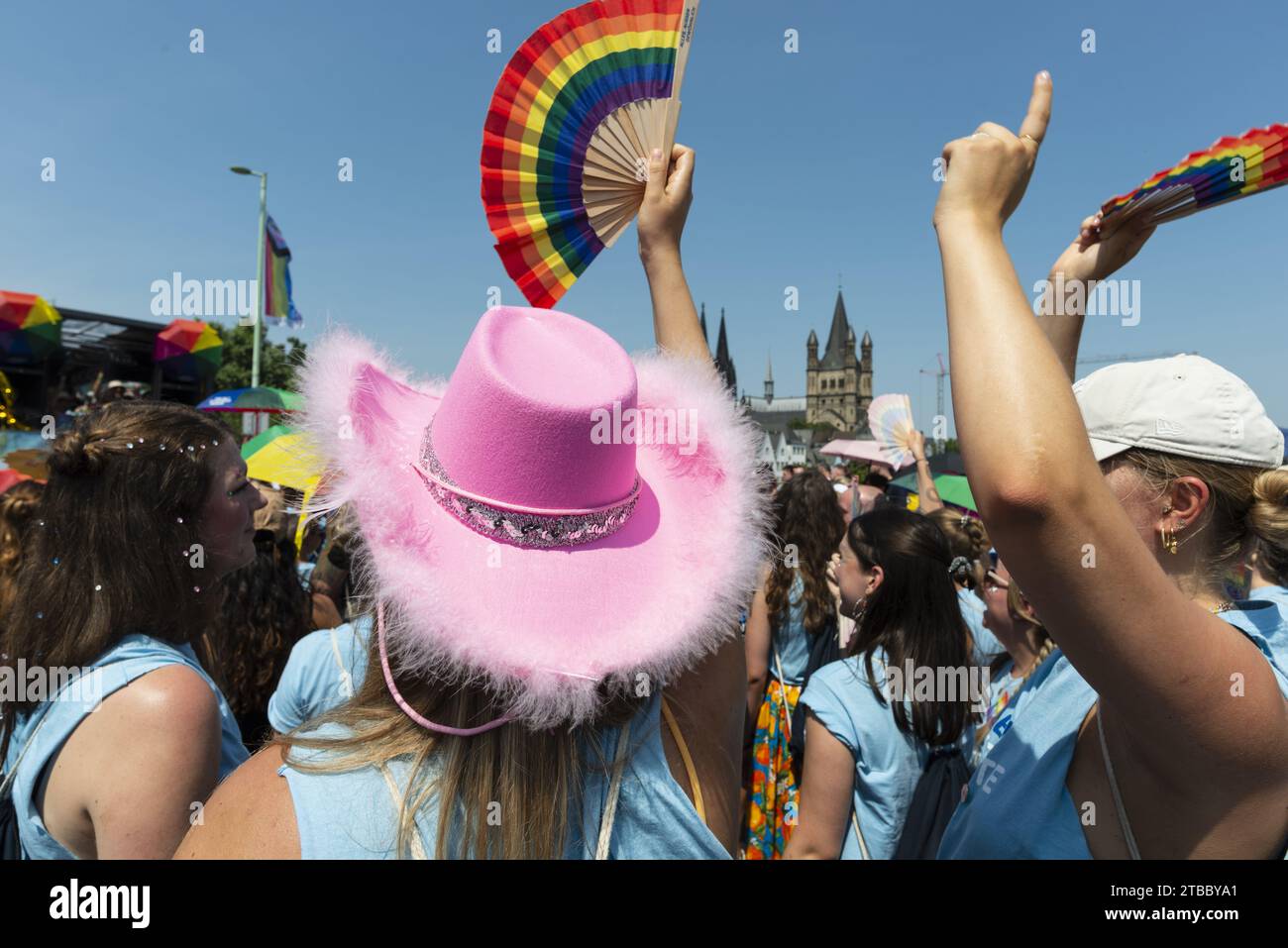 ColognePride, Christopher Street Day, Köln, Nordrhein-Westfalen, Deutschland, Europa Stockfoto