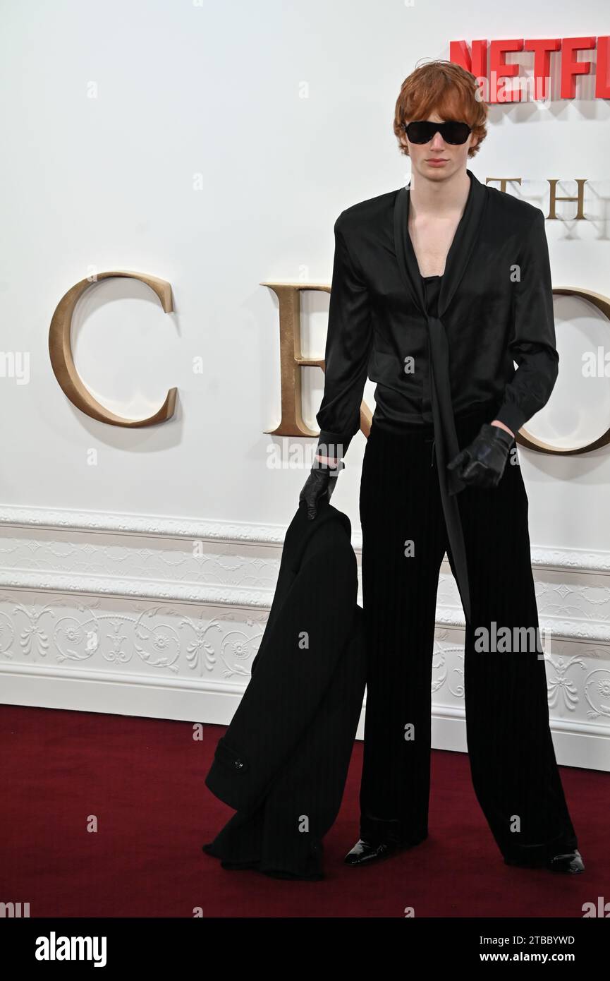 London, Großbritannien. Dezember 2023. Calum Harper nimmt an Netflix Teil und präsentiert die Crown Finale Celebration in der Royal Festival Hall in London, Großbritannien. Quelle: Siehe Li/Picture Capital/Alamy Live News Stockfoto