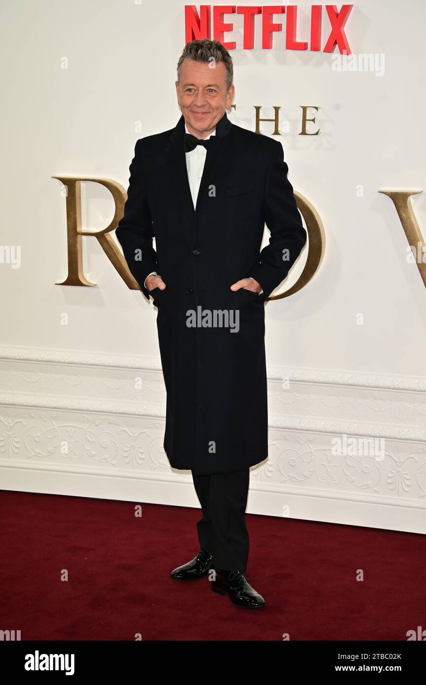 London, Großbritannien. Dezember 2023. Peter Morgan nimmt an Netflix Teil und präsentiert die Crown Finale Celebration in der Royal Festival Hall in London, Großbritannien. Quelle: Siehe Li/Picture Capital/Alamy Live News Stockfoto