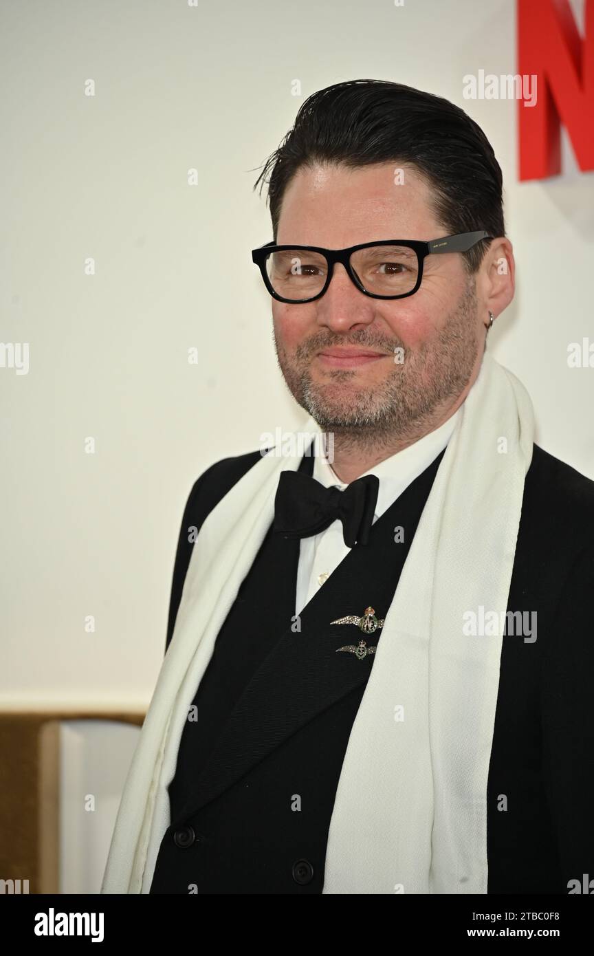 London, Großbritannien. Dezember 2023. Theo Fraser Steele nimmt an Netflix Teil und präsentiert die Crown Finale Celebration in der Royal Festival Hall in London, Großbritannien. Quelle: Siehe Li/Picture Capital/Alamy Live News Stockfoto