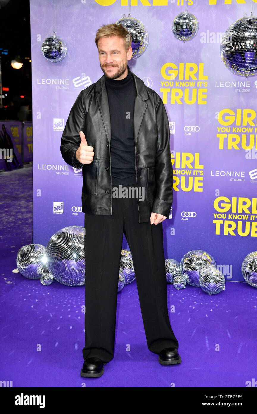 Frederic Heidorn bei der Premiere des Kinofilms „Girl You Know IT's True“ im Zoo Palast. Berlin, 05.12.2023 Stockfoto