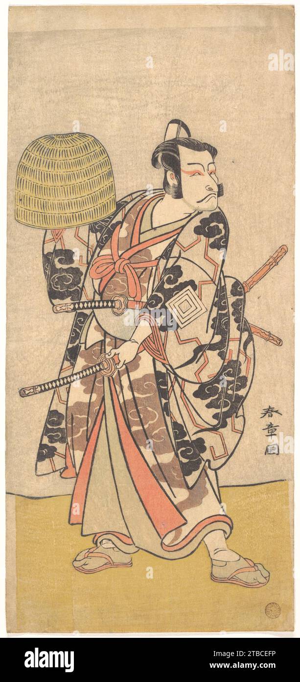 Kabuki-Schauspieler Ichikawa Danjuro V 1922 von Katsukawa Shunsho Stockfoto