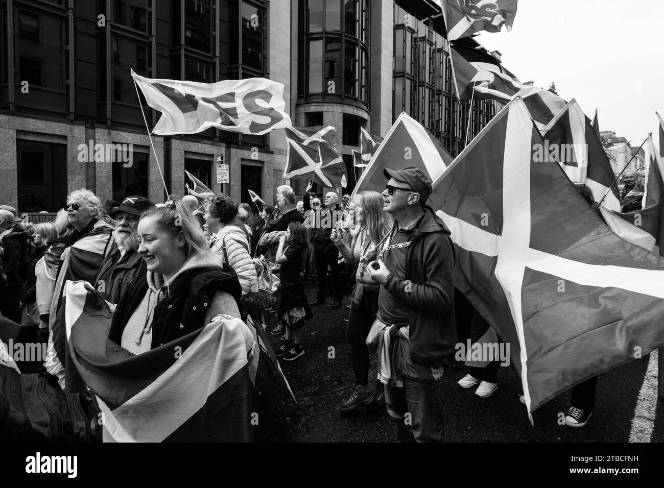 Schottische Unabhängigkeit März 2023 Stockfoto