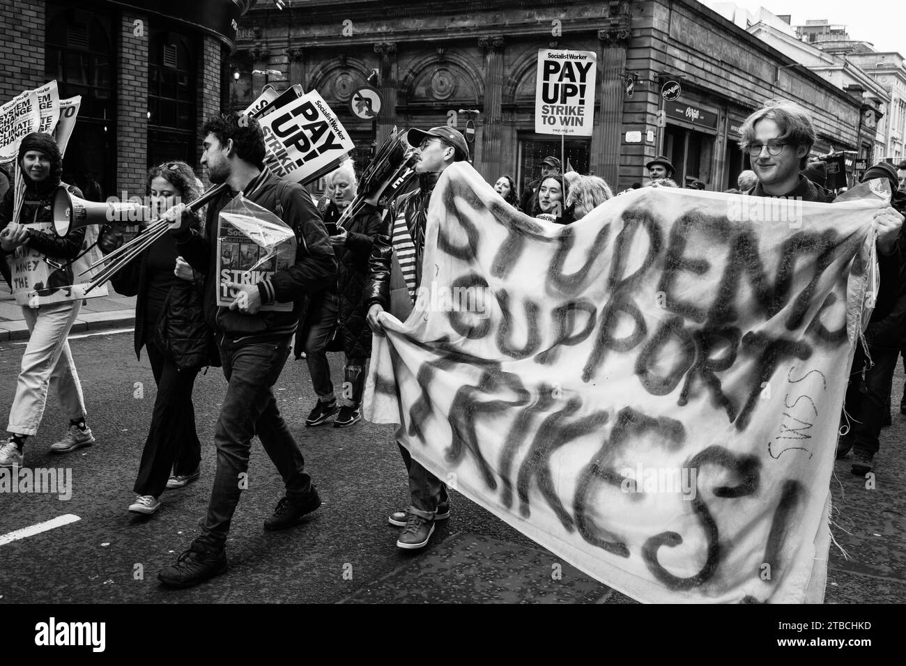 Glasgow Trades Union Council May Day Parade 2023 Stockfoto