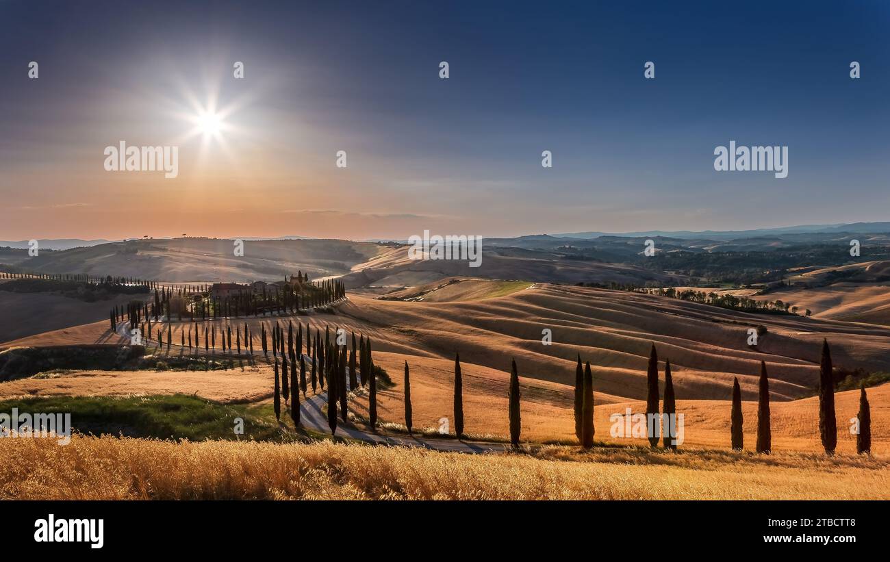 Sommer Sonnenuntergang im Paradies Stockfoto