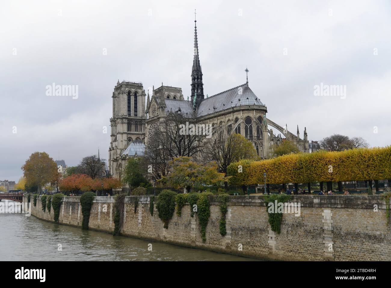 Sainte-Chapelle, Heilige Kapelle, die ehemalige Schlosskapelle der ehemaligen königlichen Residenz Palais de la Cite auf der Ile de la Cite, Inneres, Paris Stockfoto