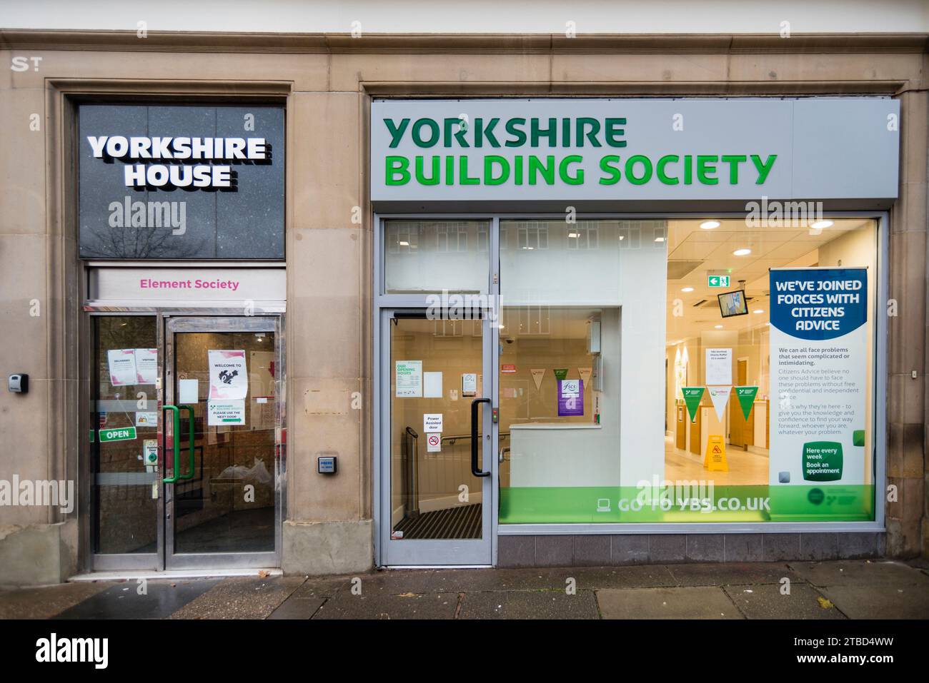 Yorkshire Building Society, Sheffield, Yorkshire, Großbritannien Stockfoto