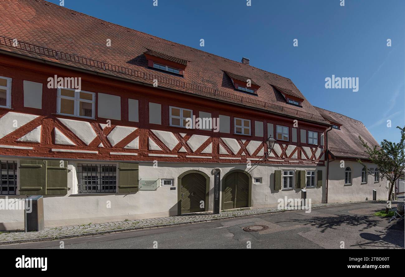 Ehemalige jüdische Synagoge, heute zusammen mit dem Heimatmuseum Schnaittach, Mittelfranken, Bayern, Deutschland Stockfoto