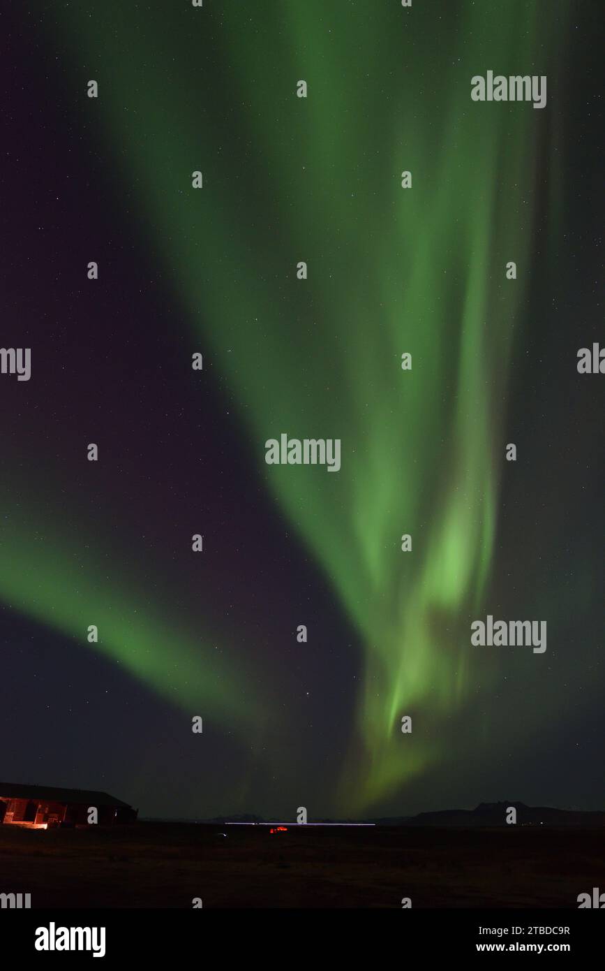 Aurora Borealis vom Hotel Ranga am 14. März 20023 Stockfoto