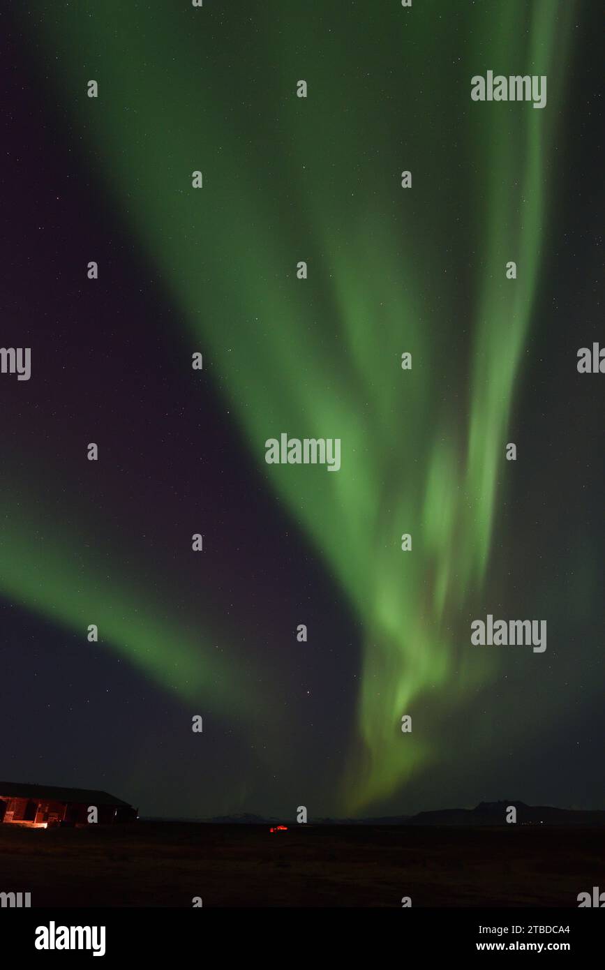 Aurora Borealis vom Hotel Ranga am 14. März 20023 Stockfoto