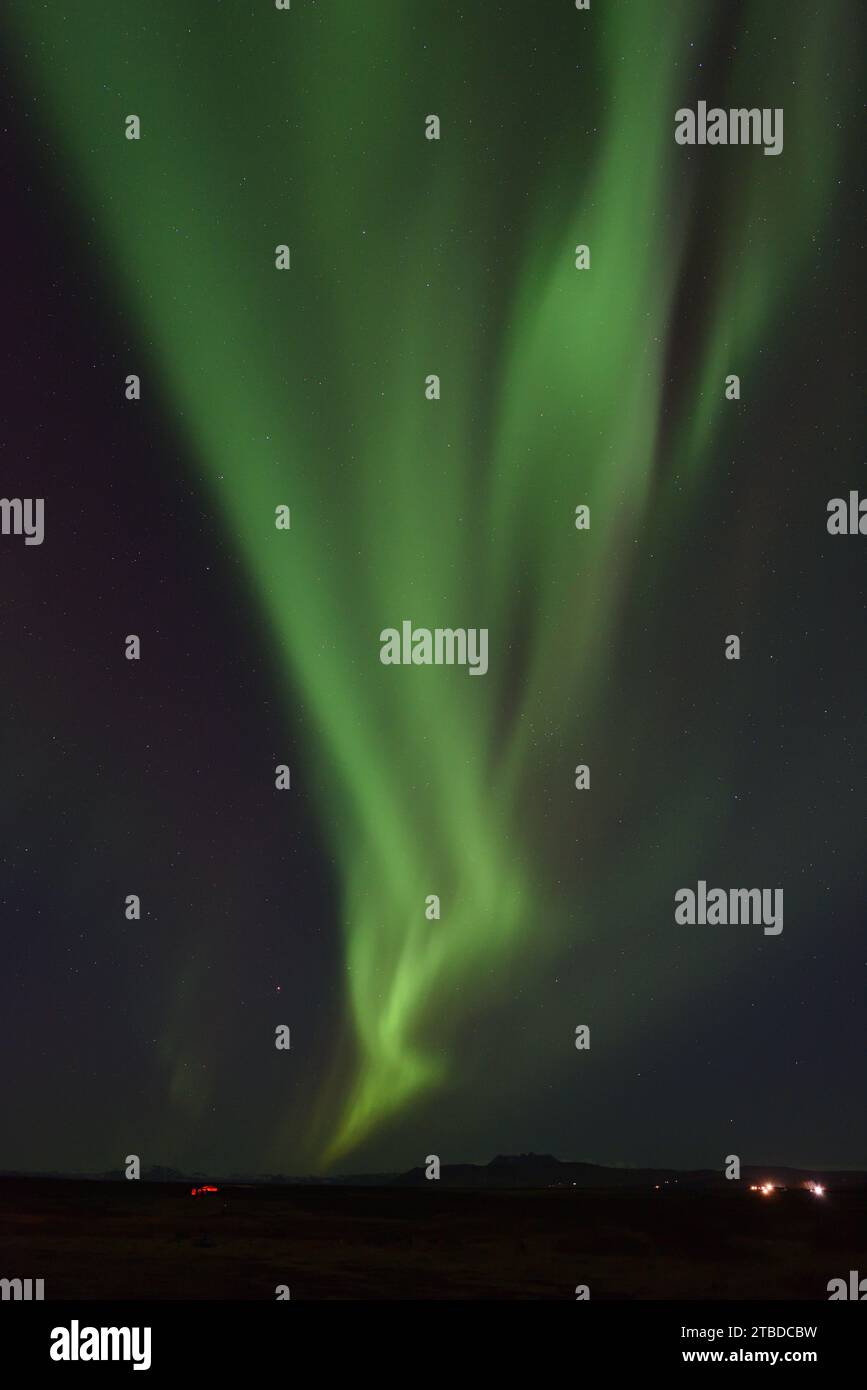 Aurora Borealis vom Hotel Ranga am 14. März 20023 Stockfoto