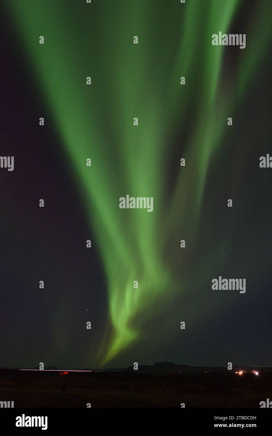 Aurora Borealis vom Hotel Ranga am 14. März 20023 Stockfoto