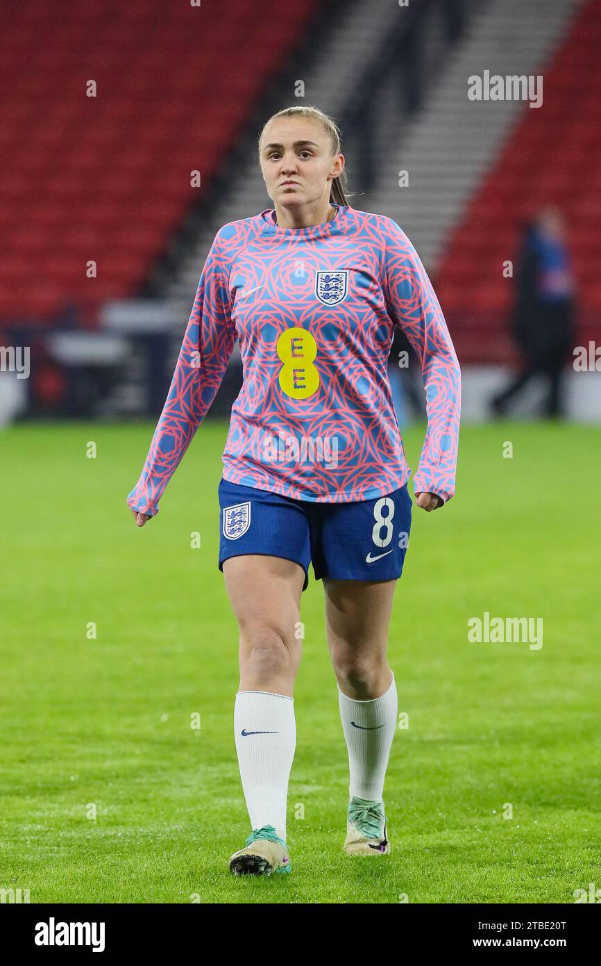 GEORGIA STANWAY, professioneller Fußballspieler, spielt derzeit auf internationaler Ebene für die englische Nationalmannschaft. Stockfoto