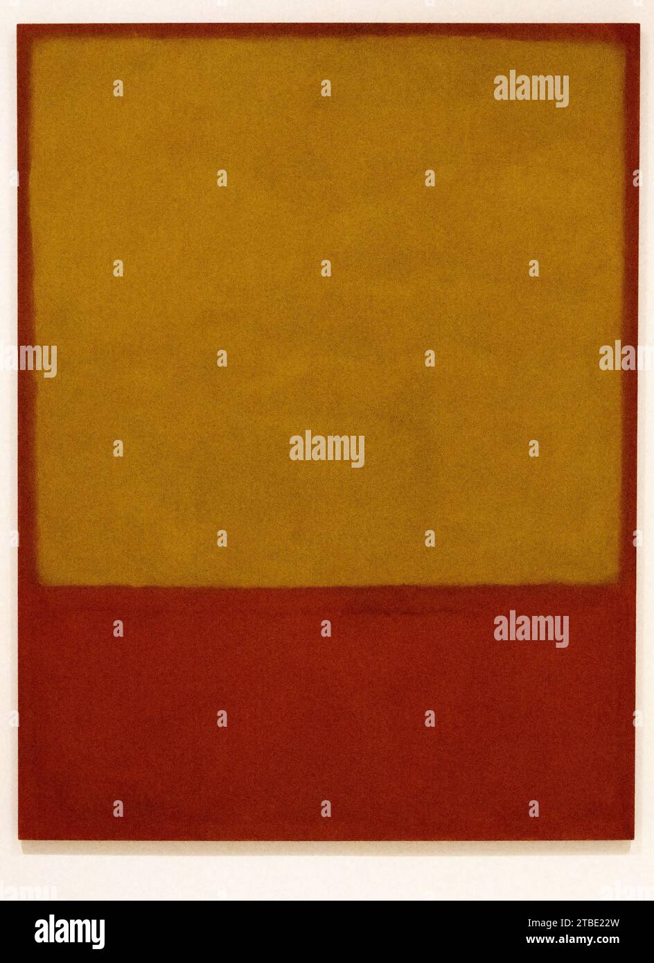 Untiltled 1956 von Mark Rothko im San Francisco Museum of Modern Art (SFMOMA) Stockfoto