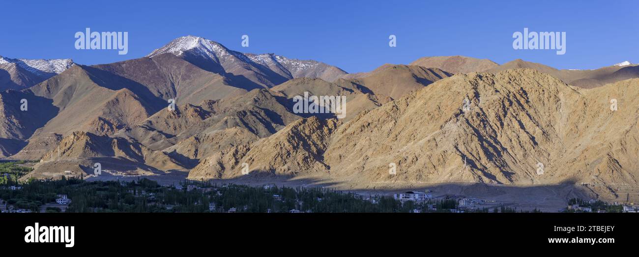 Berge um Leh, Ladakh, Jammu und Kaschmir, Indien, Asien Stockfoto