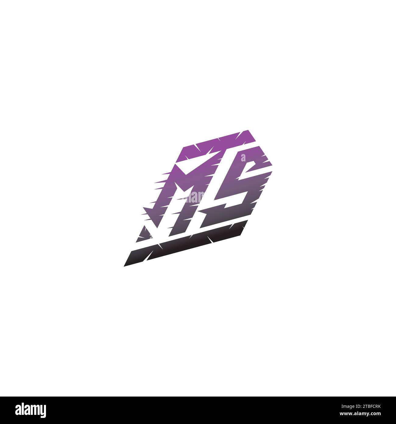 Ms Initial Esport Logo Inspiration Ideen für Gaming Team, youtube, Twitch Stock Vektor