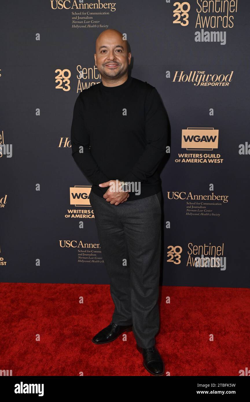 Los Angeles, USA. Dezember 2023. LOS ANGELES, USA. 6. Dezember 2023: Frankie Quinones bei den Sentinel Awards 2023 im Writers Guild Theatre Picture Credit: Paul Smith/Alamy Live News Stockfoto