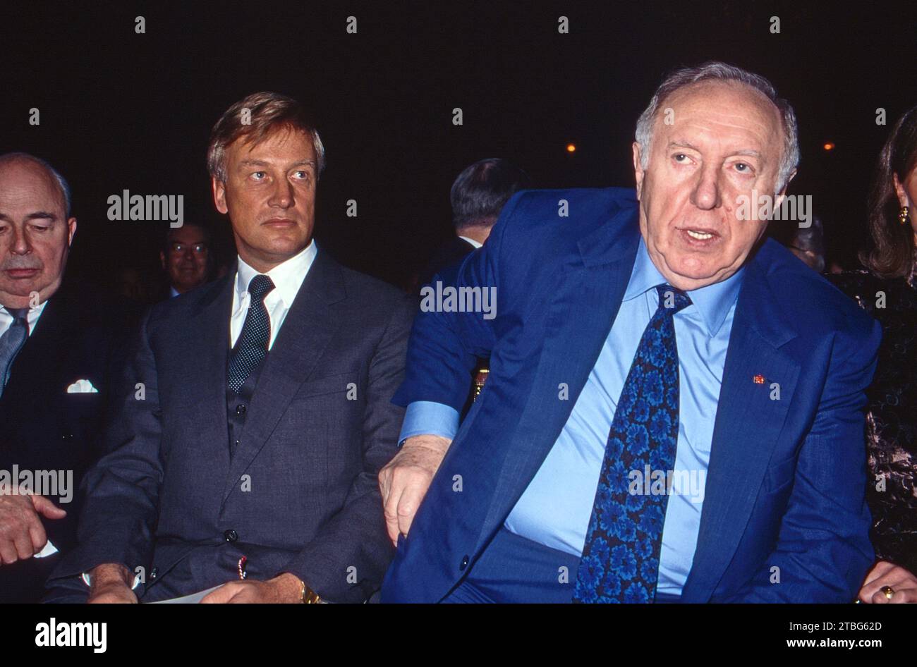 CDUPolitiker Ole von Beust mit Ignatz Bubis, Vorsitzender des