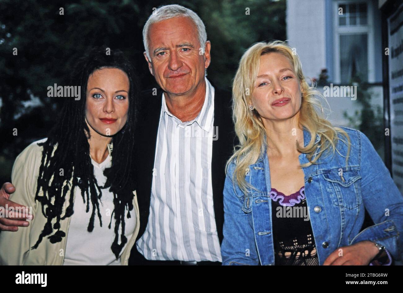 Sonja Kirchberger, Peter Bongartz und Marita Marschall, deutsche Schauspieler, Deutschland um 1998. Stockfoto