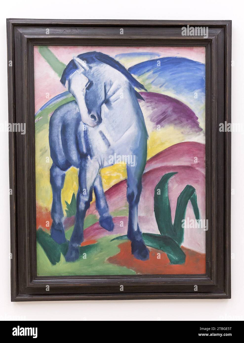Der Blaue Reiter Gemälde von Franc Marc Stockfoto
